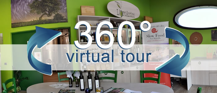 Click per visualizzare il Virtual Tour di Oleificio L' Oro Antico